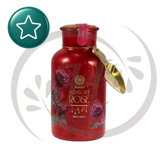 AURORA MIDNIGHT ROSE vannas sāls, 600 g